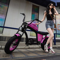 Mangosteen FT02 Mini Chopper Ebike 48V 22.5AH 250W 25km/H
