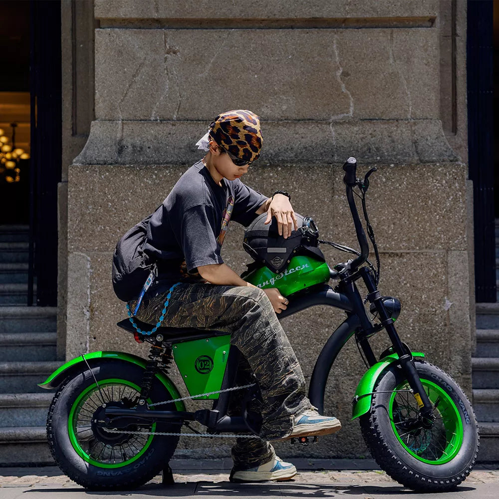 Mangosteen FT02 Mini Chopper Ebike 48V 22.5AH 250W 25km/H