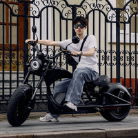 Mangosteen Electric Scooter Chopper Fat Tire Citycoco M1PS knight